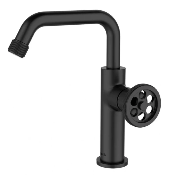 Смеситель для раковины IDDIS Grange черный GRABLR0i01 (детальная фотография)