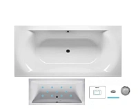 Ванна гидромассажная Riho Linares 190 x 90 см, AIR2