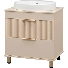 Тумба под раковину напольная Brevita Enfida 70 см бежевая