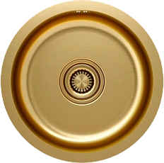 Мойка для кухни Paulmark Werra 46 см брашированное золото