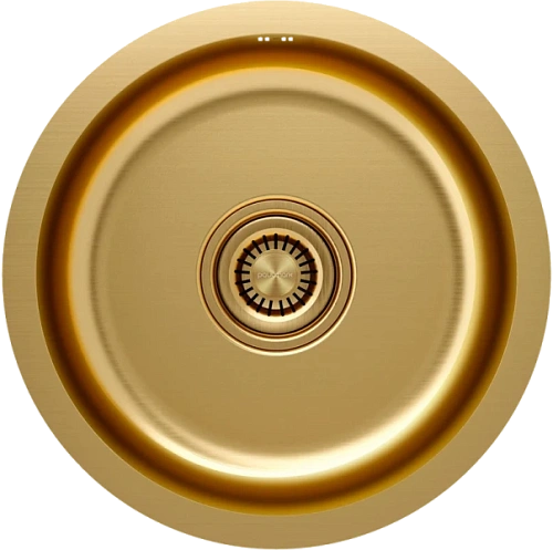 Мойка для кухни Paulmark Werra 46 см брашированное золото - фото 2