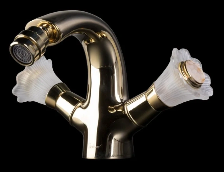 Смеситель для биде Boheme Camelia золото 296-Camelia (детальная фотография)