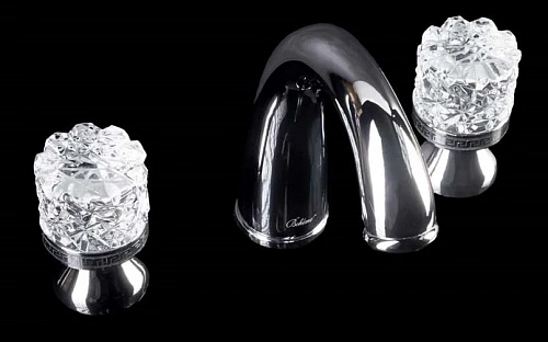 Смеситель для раковины Boheme Crystal хром - фото 1