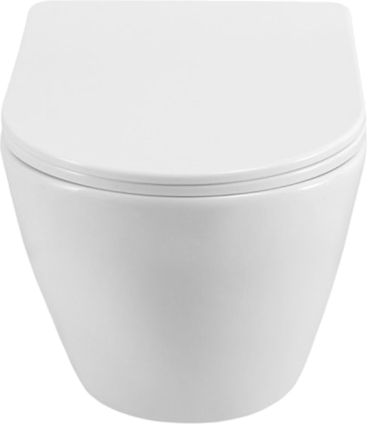 Унитаз подвесной BelBagno Marino безободковый BB7026CH-TOR/SC (детальная фотография), без бачка, со скрытым бачком