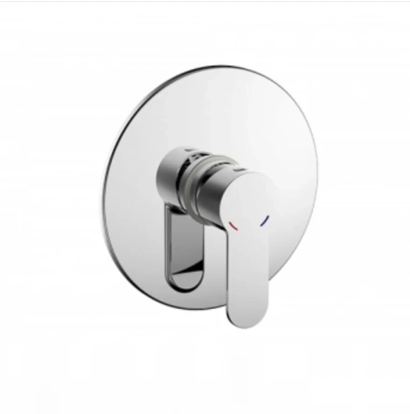 Смеситель встраиваемый в стену, одна функция Bravat New Moon PB839103CP-RUS (детальная фотография)