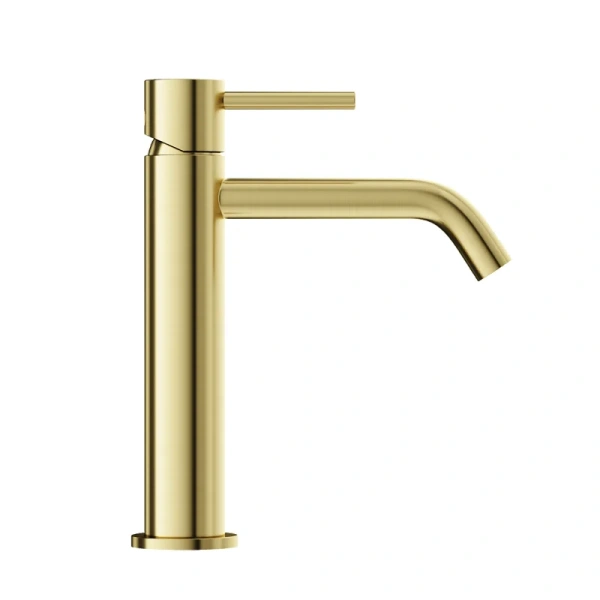 Смеситель для раковины Sancos Etna брашированное золото SC9003BG (детальная фотография), современные, hi-tech