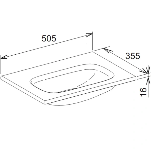 Раковина полувстраиваемая Keuco Royal Universe 32791 (детальная фотография), встраиваемые (в столешницу)