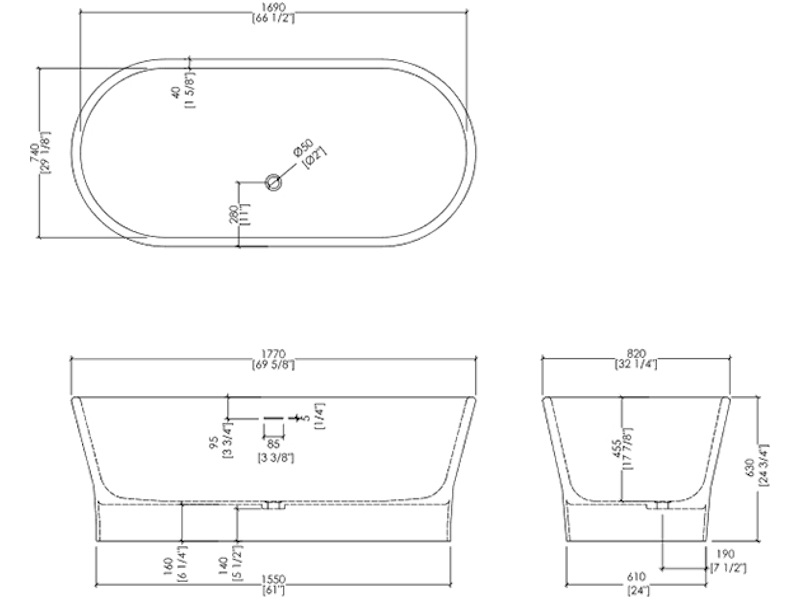 Схема (детальная фотография), без гидромассажа, большие