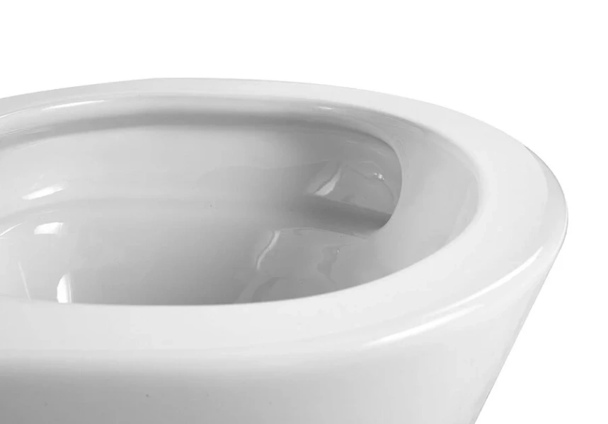 Унитаз подвесной Акватек Вега белый AQ1904T-00 (детальная фотография), фаянс, керамика