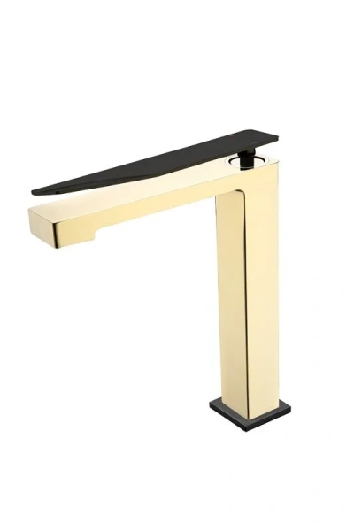 Смеситель для раковины Boheme Q золото/черный 142-GB.2 (детальная фотография)