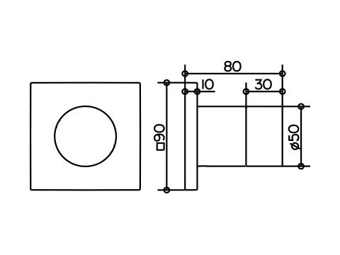 Запорный вентиль Keuco IXMO 59541 010002 (детальная фотография), по запросу