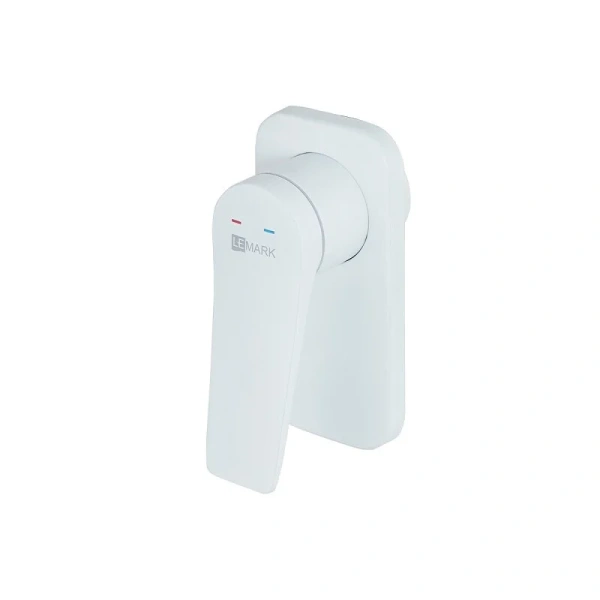 Смеситель для душа Lemark Bronx белый матовый LM3723MW (детальная фотография)