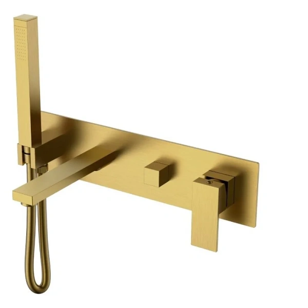 Смеситель для ванны Boheme Qubic бронза 474-2-BR (детальная фотография)