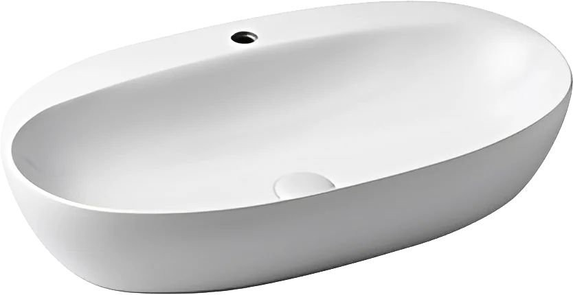 Раковина Azzurra Elegance 90 см овальная ELLA090440CMBI/(ECI90M bi)*1 (детальная фотография)