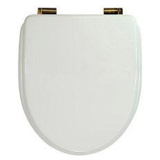 Крышка-сидение с микролифтом Migliore Milady фурнитура бронза