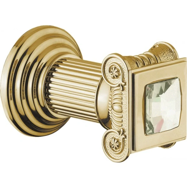 Смеситель для ванны Cezares Olimp хром ручки Swarovski OLIMP-VD-01-Sw (детальная фотография), с коротким изливом