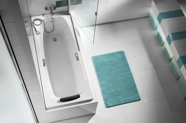 Ванна акриловая Roca Sureste ZRU9302787 160х70 см белая (детальная фотография), без гидромассажа, недорогие, с ручками, большие