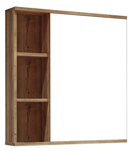 Зеркальный шкаф Grossman Форта 70 см дуб галифакс - фото 1