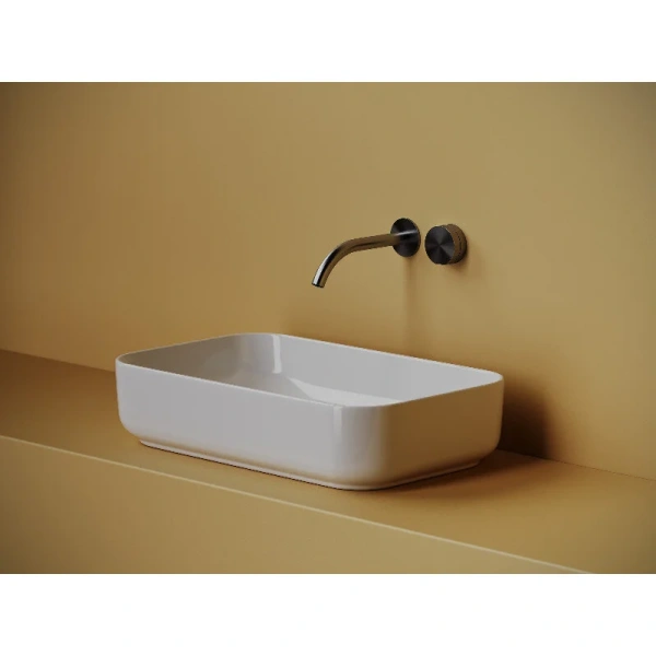Раковина Ceramica Nova Element 60 см прямоугольная CN5044 (детальная фотография), в форме чаши, прямоугольной формы