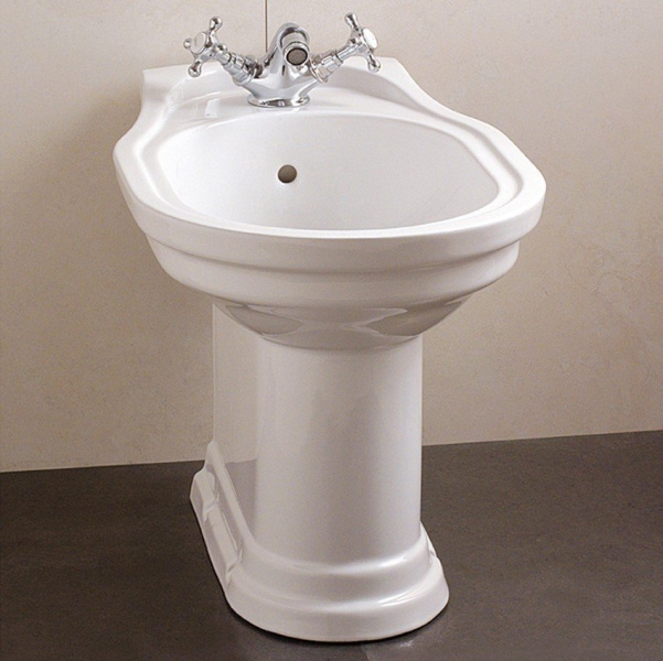 Биде напольное Devon & Devon Classica на 1 отверстие IBBID(1)FCL (детальная фотография), классические, ретро