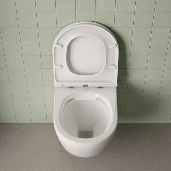 Унитаз подвесной IDDIS Blanco белый BLARNSEi25 (детальная фотография) index_1