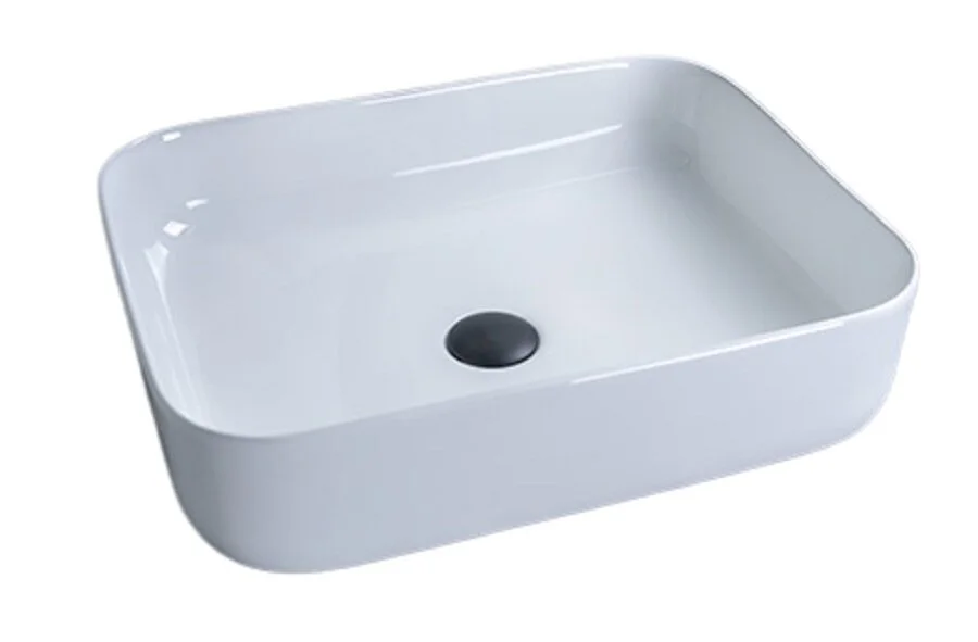 Раковина GID Geometrico D1304 50 см белая 51197 (детальная фотография)