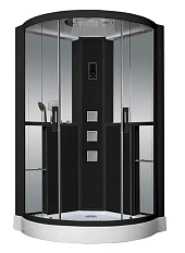 Душевая кабина Grossman 120x120 см профиль черный