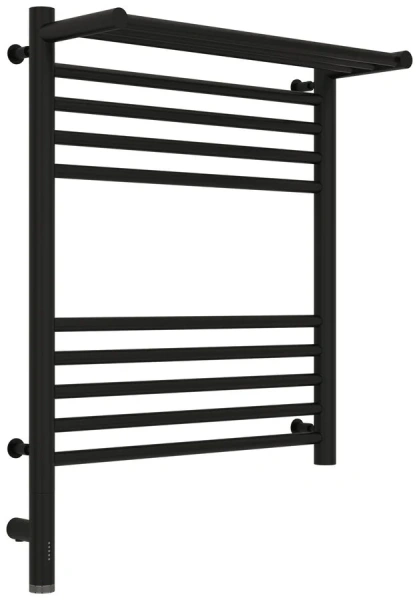 Полотенцесушитель электрический Сунержа Богема 3.0 50х60 см левый черный матовый 31-5806-6050 (детальная фотография)