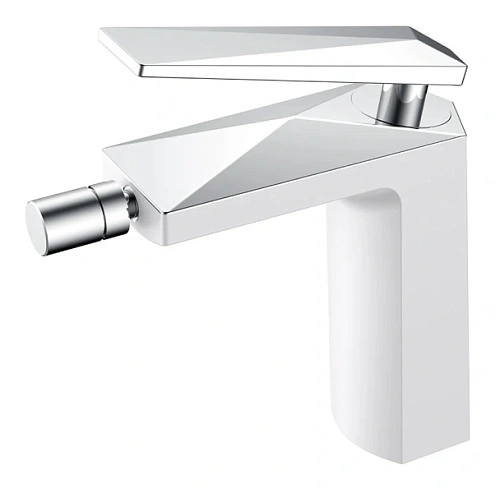 Смеситель для биде Boheme Venturo белый-хром - фото 3