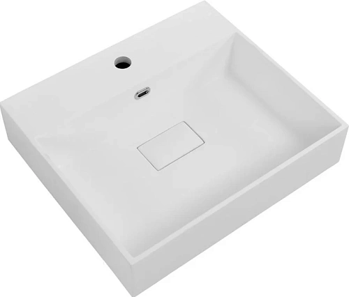 Раковина мебельная Cezares 50 см из искусственного мрамора - фото 4