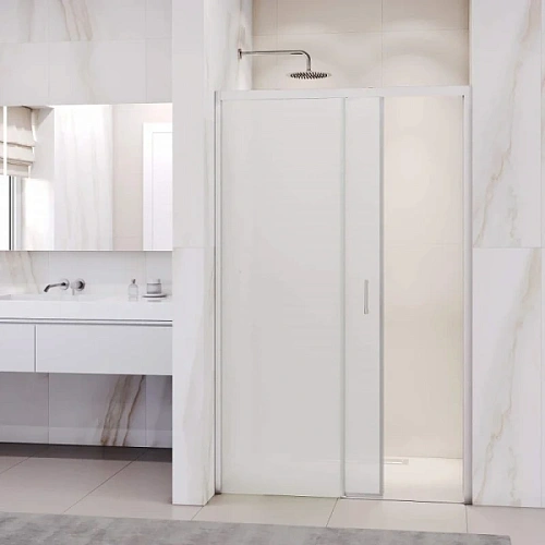 Душевая дверь в нишу RGW Passage PA-017 140 см профиль хром, стекло матовое - фото 3