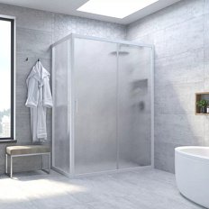 Душевой уголок стекло шиншилла Vegas-glass ZP+ZPV 130х90 02