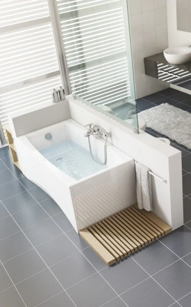 Акриловая ванна Cersanit Virgo 180 x 80 см, цвет белый, WP-VIRGO*180 (детальная фотография), 180 см