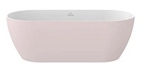 Ванна акриловая Ravak Freedom O TEC CD41600000, 170 x 77 см, отдельностоящая, розовая, слив-перелив белый