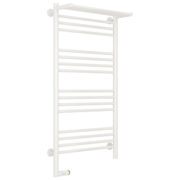 Полотенцесушитель электрический левый, с полкой цвет белый Сунержа Богема 2.0 1000х500 12-5206-1050 (детальная фотография)