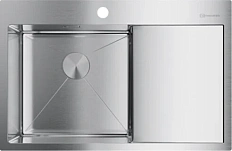 Мойка для кухни Omoikiri Akisame 78-IN-L 78 см нержавеющая сталь чаша слева
