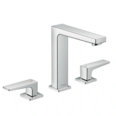 Смеситель для раковины Hansgrohe Metropol со сливным клапаном Push-Open