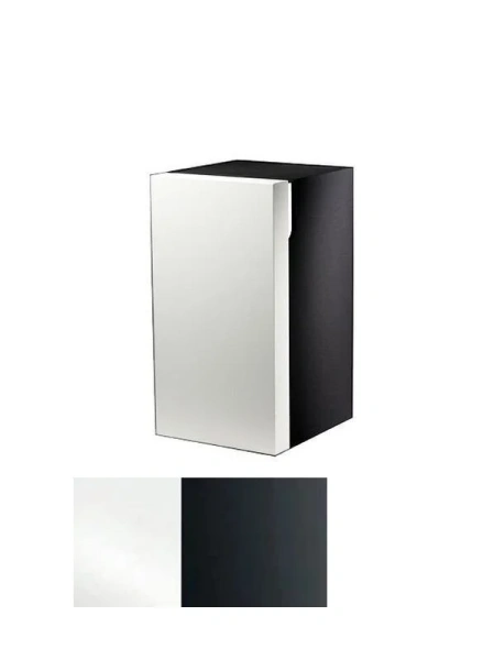 Шкафчик, петли слева, корпус:белый, фасад:антрацит Keuco Edition 300 30330 383901 (детальная фотография)