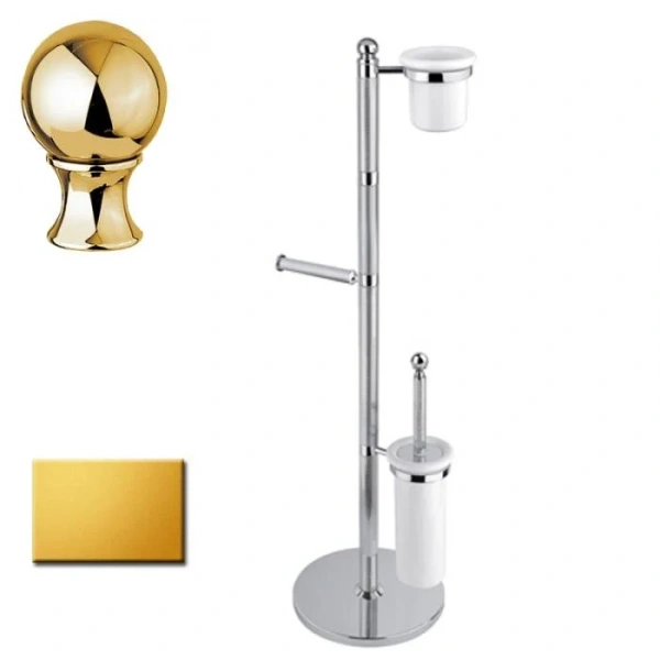 Стойка для ванной Cezares Olimp хром, фурнитура Swarovski OLIMP-WCS-01-Sw (детальная фотография), нет в наличии