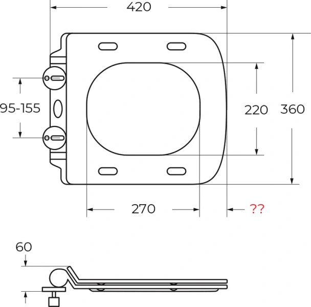 Крышка-сиденье с микролифтом BelBagno Carina жесткая BB1077SC (детальная фотография), по запросу index_1