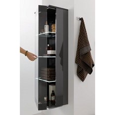 Шкаф-пенал подвесной Puris B-Classy MNA814A9G 40 см с одной стеклянной дверцей