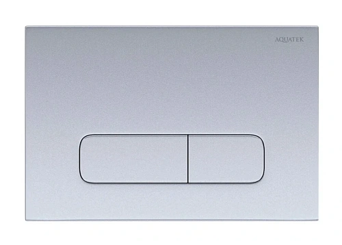 Клавиша смыва Акватек Pneumo S хром матовый - фото 3