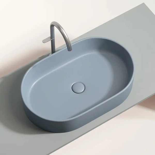 Раковина Ceramica Nova Element 60 см серо-голубая CN6048MHL (детальная фотография), 60 см