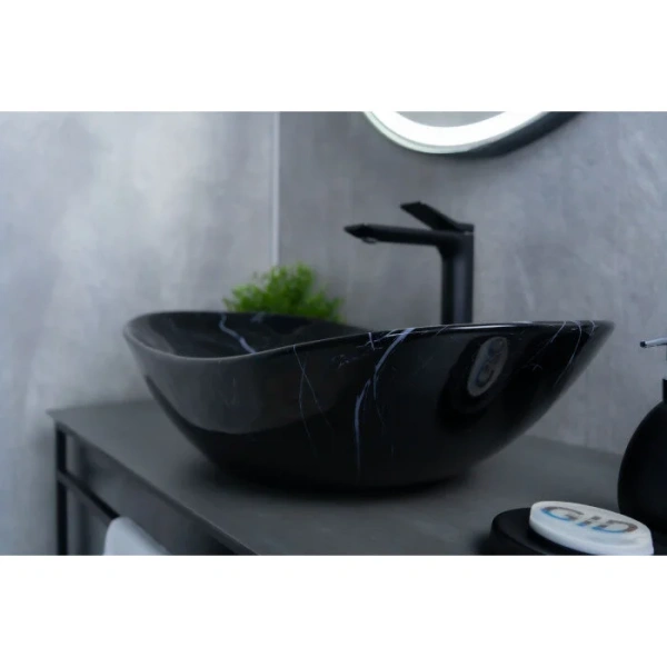 Раковина GID Lago Bs9811 61 см под камень 54467 (детальная фотография), черные