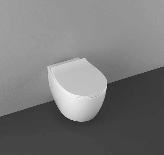 Унитаз подвесной Allen Brau Fantasy белый глянец 4.11004.20 (детальная фотография), с горизонтальным, прямым выпуском, с прямым выпуском