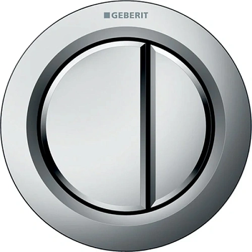 Пневмокнопка управления смывом унитаза, цвет матовый хром, Geberit - фото 3