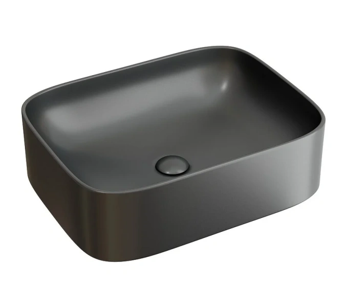Раковина Ceramica Nova Element 50 см темный антрацит CN6052MDH (детальная фотография)