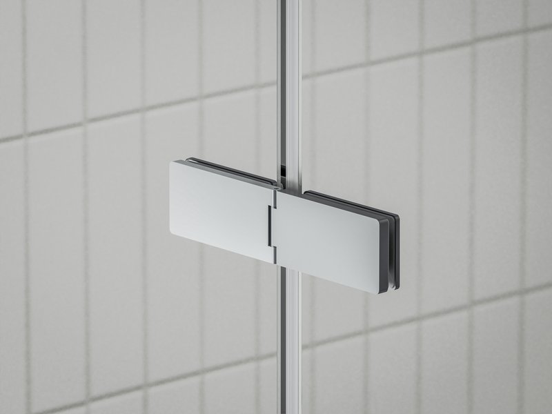 Душевая дверь в нишу Ravak X0VVDC 110 см стекло прозрачное (детальная фотография), 110 см