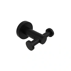 Крючок для ванной Акватек Вега двойной черный