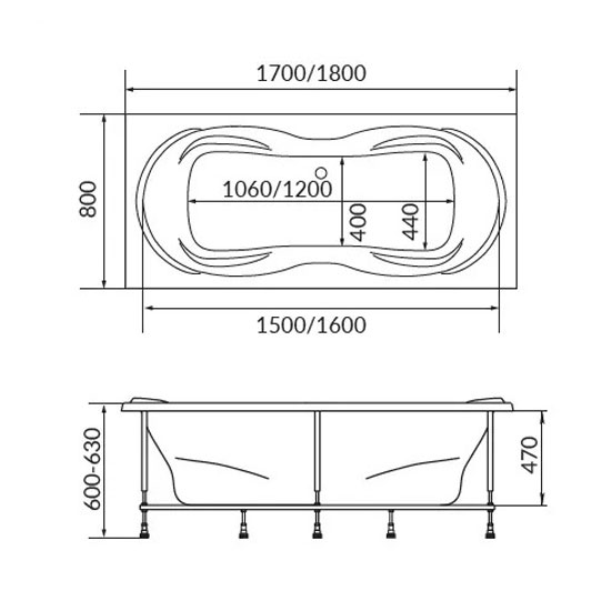 Схема (детальная фотография), прямоугольные